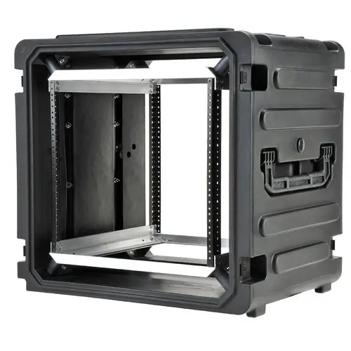 SKB 3SKB-R10U20W 20 Inch Deep Roto Shockmount Rolling Rack Case 10U