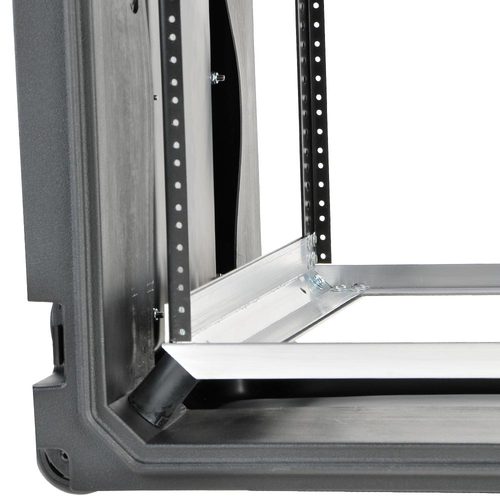 SKB 3SKB-R10U20W 20 Inch Deep Roto Shockmount Rolling Rack Case 10U